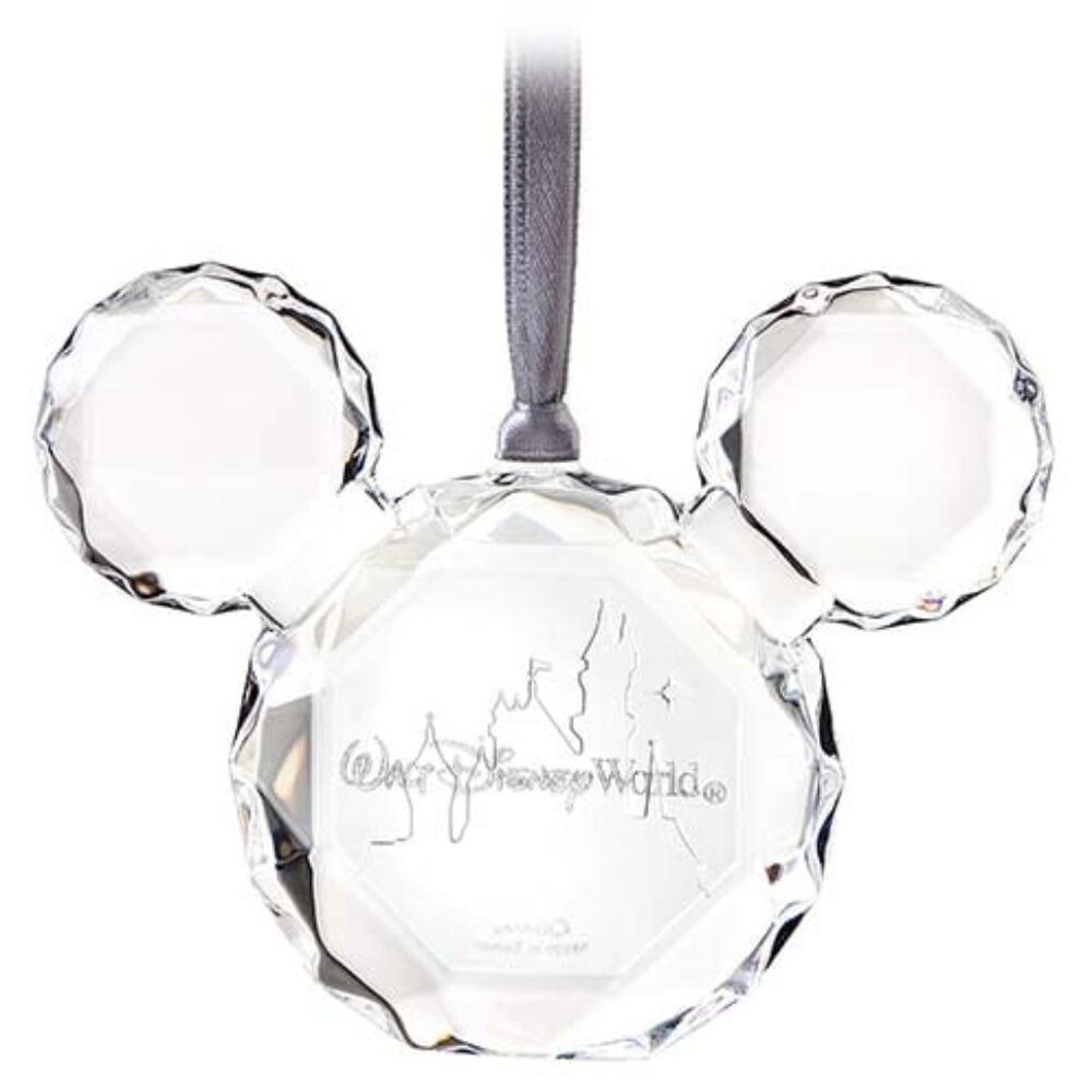 Disney Ornament - Walt Disney World Faceted Flat Mickey Icon